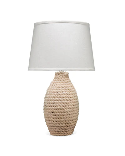 White Rope Table Lamp